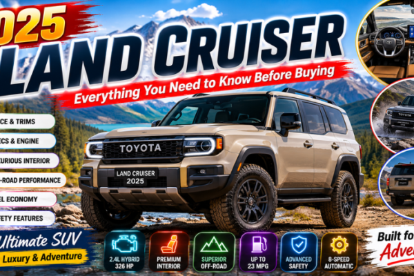 A Deep Dive Into 2025 Land Cruiser Price, Specs, Interior, Off-Road Performance, Fuel Economy, and Everything You Need to Know Before Buying