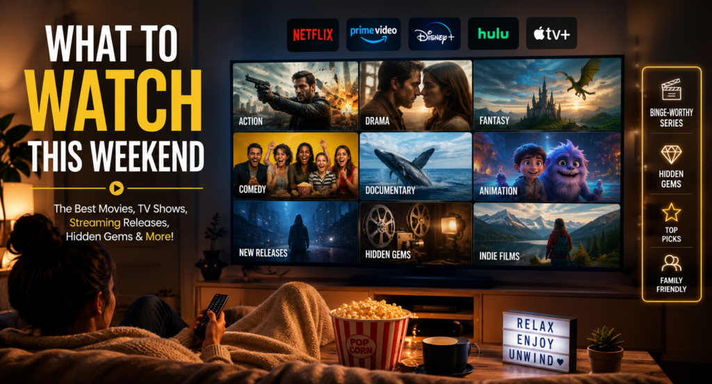 What to Watch This Weekend: A Comprehensive Overview of the Best Movies, TV Shows, Streaming Releases, Hidden Gems, and More Info