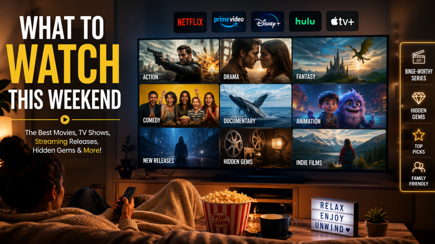 What to Watch This Weekend: A Comprehensive Overview of the Best Movies, TV Shows, Streaming Releases, Hidden Gems, and More Info