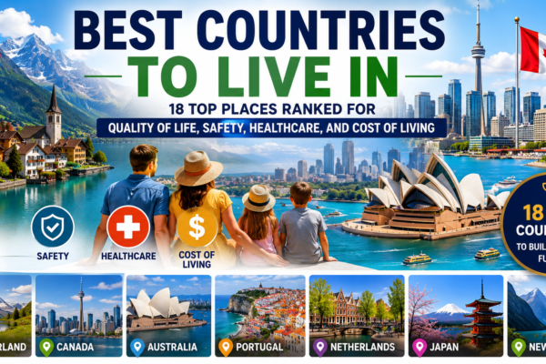 Best Countries to Live In: 18 Top Places Ranked for Quality of Life, Safety, Healthcare, and Cost of Living