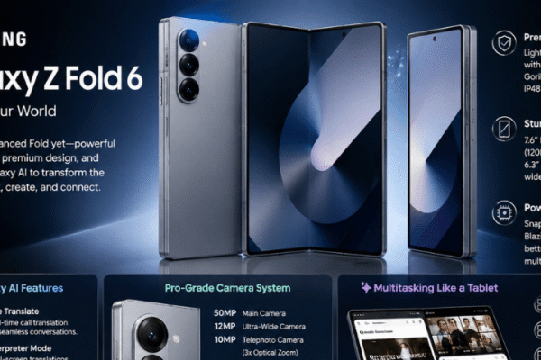 Galaxy Z Fold 6: A Complete Guide In-Depth Review of Design, Display, Performance, Galaxy AI Features, Camera System