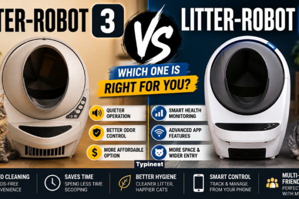 Looking for the Best Self-Cleaning Litter Box? A Comparison Between Litter Robot 3 Vs 4 for Design, Smart Features, Maintenance, and Cost