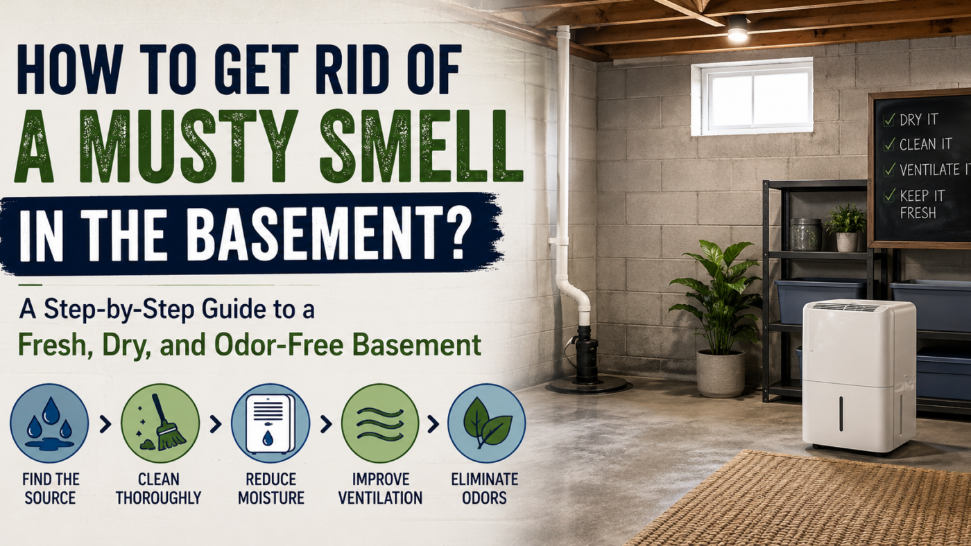 How To Get Rid Of A Musty Smell In The Basement? A Step-by-Step Guide To A Fresh, Dry, And Odor-Free Basement