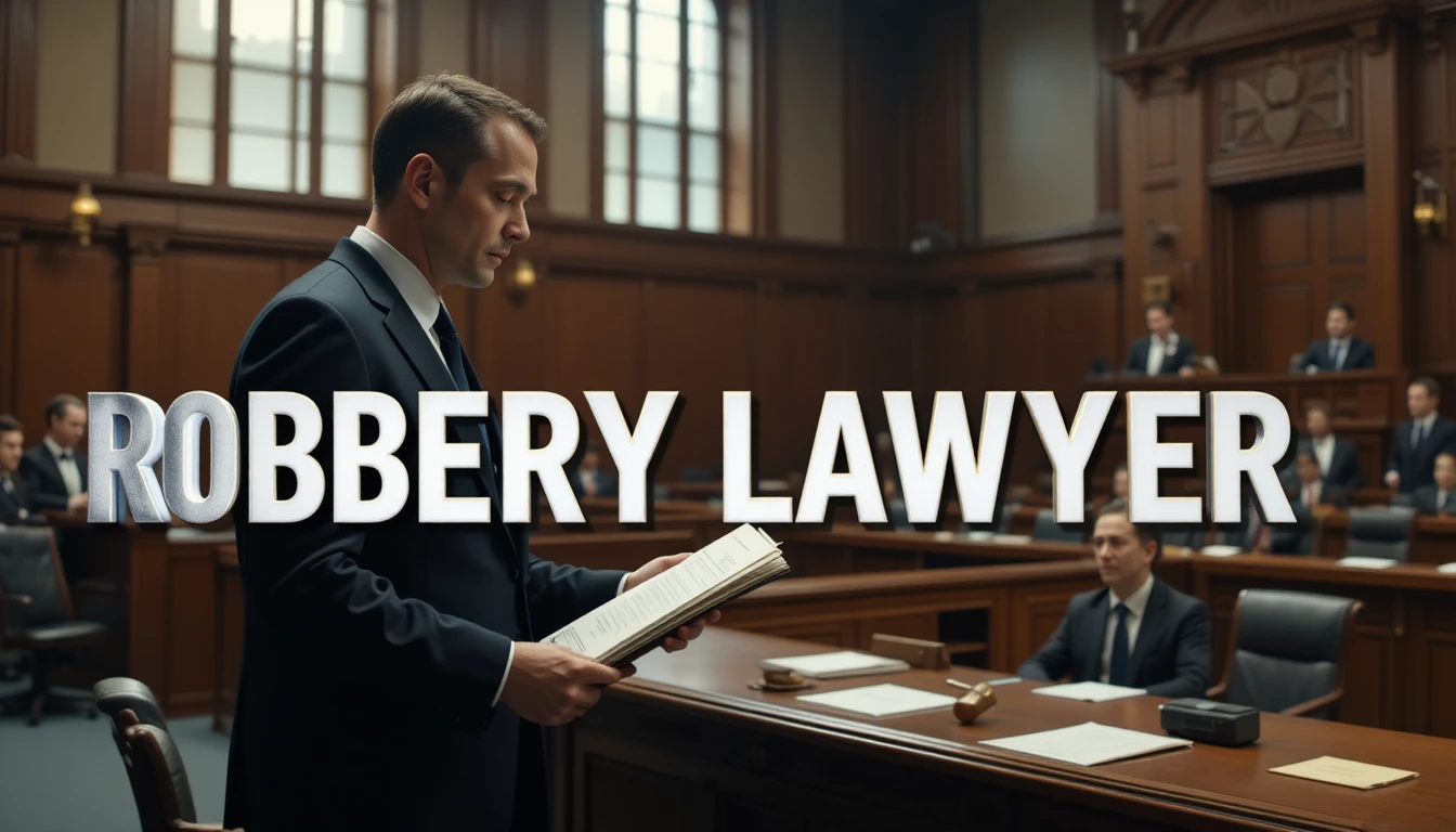 Robbery Lawyer: Defense Guide of Advanced Legal Strategy for Violent Felony Charges, Court Procedures, Evidence Analysis, and Constitutional Protection in Criminal Cases