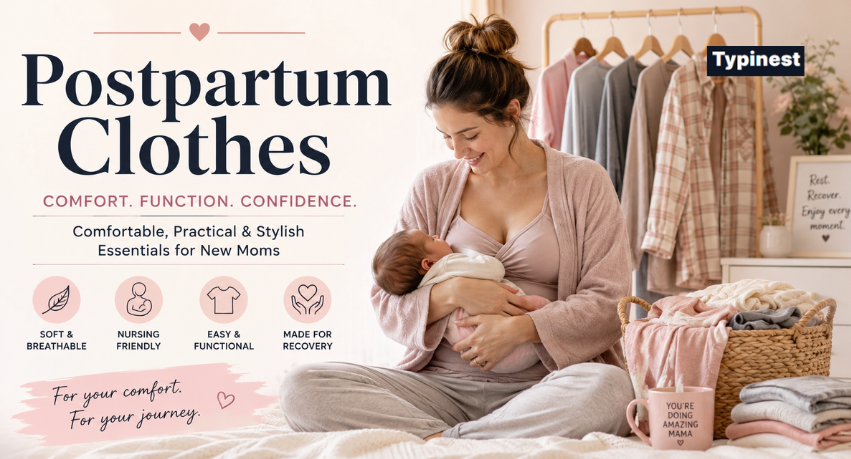 The Most Comfortable Postpartum Clothes for Sleeping, Nursing, Relaxing at Home, And Managing Everyday Life with a New Baby