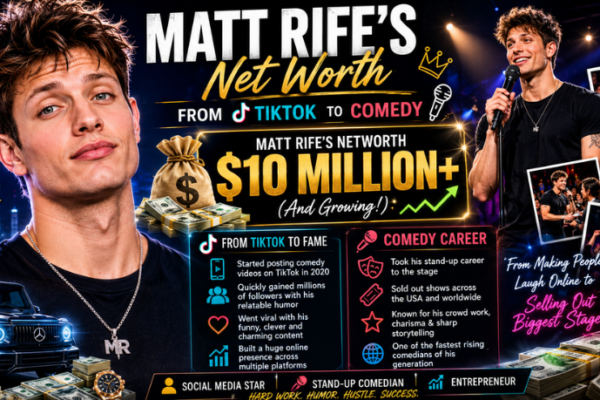 Matt Rife’s Net Worth: All You Need to Know About His Assets, Life, Sources of Income, Career, Education, And Much More