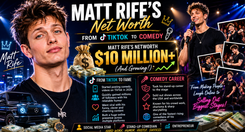 Matt Rife’s Net Worth: All You Need to Know About His Assets, Life, Sources of Income, Career, Education, And Much More