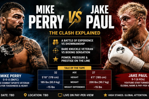 Mike Perry vs Jake Paul: Comprehensive Overview of the Clash, Background Story, and Fight Dynamics Revealed, weight difference, and more info