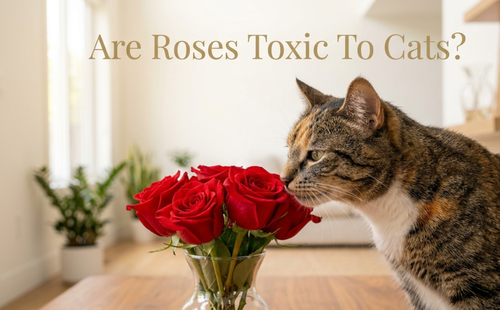 Are Roses Toxic To Cats? Complete Safety Guide on Risks, Behavior, Symptoms, and Prevention in Home Environments
