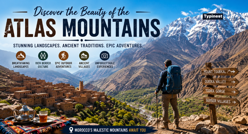 Discover the Beauty Of The Atlas Mountains Through Stunning Landscapes, Ancient Traditions, And Epic Adventures
