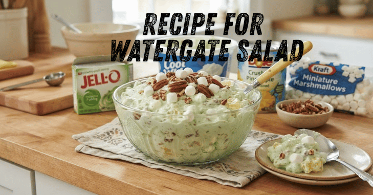 What is the recipe for Watergate salad?