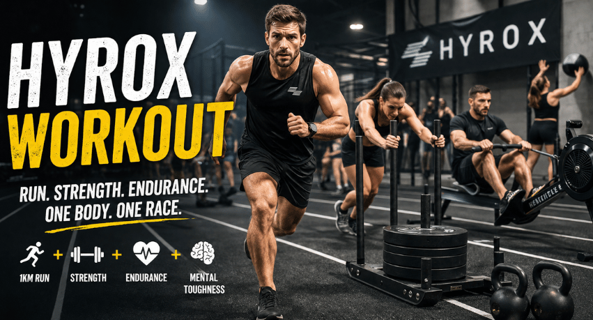 HYROX Workout: The Complete Guide to Training, Exercises, Race Preparation, Nutrition, Strength, Endurance, Recovery, and Performance Improvement