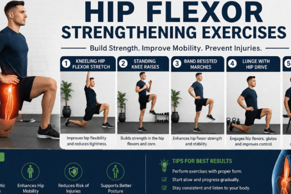 Hip Flexor Strengthening Exercises: The Complete Guide to Stronger Hips, Better Mobility, Injury Prevention, and Improved Athletic Performance