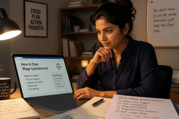 How Can I Stop a Wage Garnishment Immediately? A Complete U.S. Guide to 7 Fast Legal Options, Exemptions, Creditor Releases, and Bankruptcy